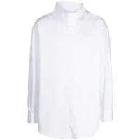 system chemise à col oversize - blanc