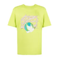 rassvet t-shirt en coton à imprimé graphique - vert