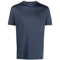 tom ford crew-neck short-sleeved t-shirt - bleu