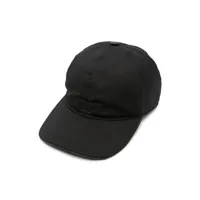 corneliani casquette à logo brodé - noir