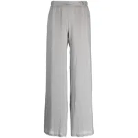zeus+dione pantalon ample à taille-haute - gris