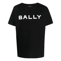 bally t-shirt en coton biologique à logo imprimé - noir