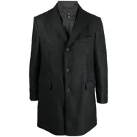 corneliani manteau à simple boutonnage - gris