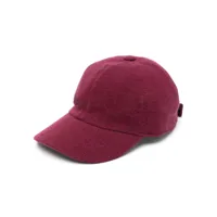 missoni casquette en cachemire à logo brodé - rouge