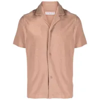 orlebar brown chemise en coton howell - rose