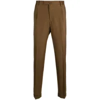 briglia 1949 pantalon de costume en laine vierge - marron