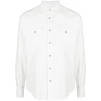 eleventy chemise à boutons pression - blanc