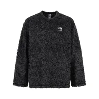 supreme x the north face pull high pile fleece 'black' - gris