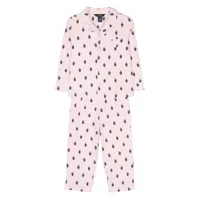 ralph lauren kids pyjama à motif polo bear (lot de deux) - rose