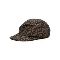 fendi pre-owned casquette à motif zucca - marron