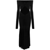 the andamane robe longue à épaules dénudées - noir