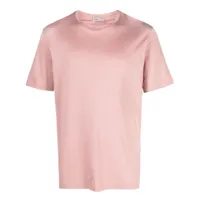 herno t-shirt en coton à logo imprimé - rose