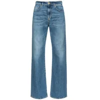 pinko jean à coupe ample - bleu