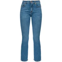 pinko jean à coupe skinny - bleu