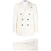 gabriele pasini costume à veste à boutonnière croisée - blanc