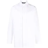 a-cold-wall* chemise en coton à manches longues - blanc
