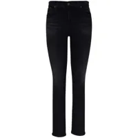 ag jeans mid-rise skinny jeans - noir