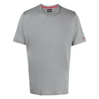 kiton t-shirt en coton à col rond - gris