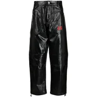 44 label group pantalon droit dunya à coupe droite - noir