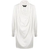 julius chemise à design drapé - blanc