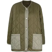 ugg veste matelassée amelia à design réversible - vert