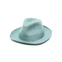 borsalino chapeau feutré monica folar médium - bleu