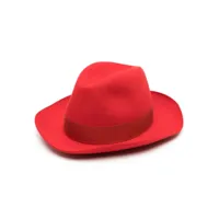 borsalino chapeau feutré monica folar médium - rouge