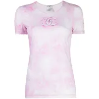 chanel pre-owned chemise à effet délavé (2009) - rose