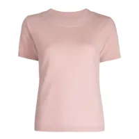 paule ka t-shirt fin en cachemire - rose