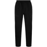 represent pantalon de jogging plissé interlock - noir