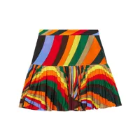 pucci jupe plissée à imprimé iride - multicolore