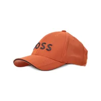 boss casquette à logo brodé - orange