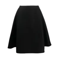 khaite jupe plissée à taille haute - noir