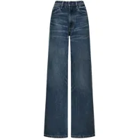12 storeez jean en coton biologique à coupe ample - bleu