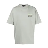 les benjamins t-shirt en coton à logo imprimé - gris