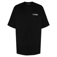 les benjamins t-shirt en coton à logo imprimé - noir