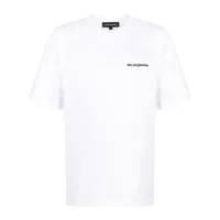 les benjamins t-shirt en coton à logo brodé - blanc