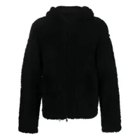 salvatore santoro veste zippée à capuche - noir