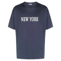 bode t-shirt new york en coton - bleu
