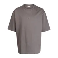 holzweiler t-shirt en coton biologique à logo imprimé - gris