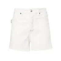 zadig&voltaire short en jean à taille haute - blanc