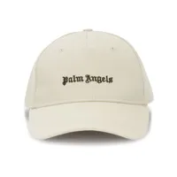 palm angels casquette à logo brodé - tons neutres