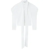 stella mccartney chemise à manches bouffantes - blanc