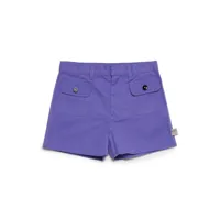nº21 kids short en coton à patch logo - violet
