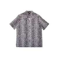 ksubi chemise whitenoise kash à imprimé léopard - noir