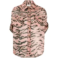 zimmermann chemise matchmaker safari imprimée - rose