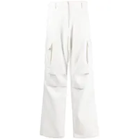 coperni pantalon de tailleur à poches cargo - blanc