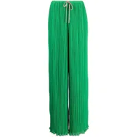 rachel gilbert pantalon de jogging plissé crio - vert