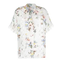 zimmermann chemise à fleurs - blanc