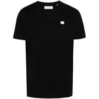 société anonyme t-shirt en coton à détail de patch - noir